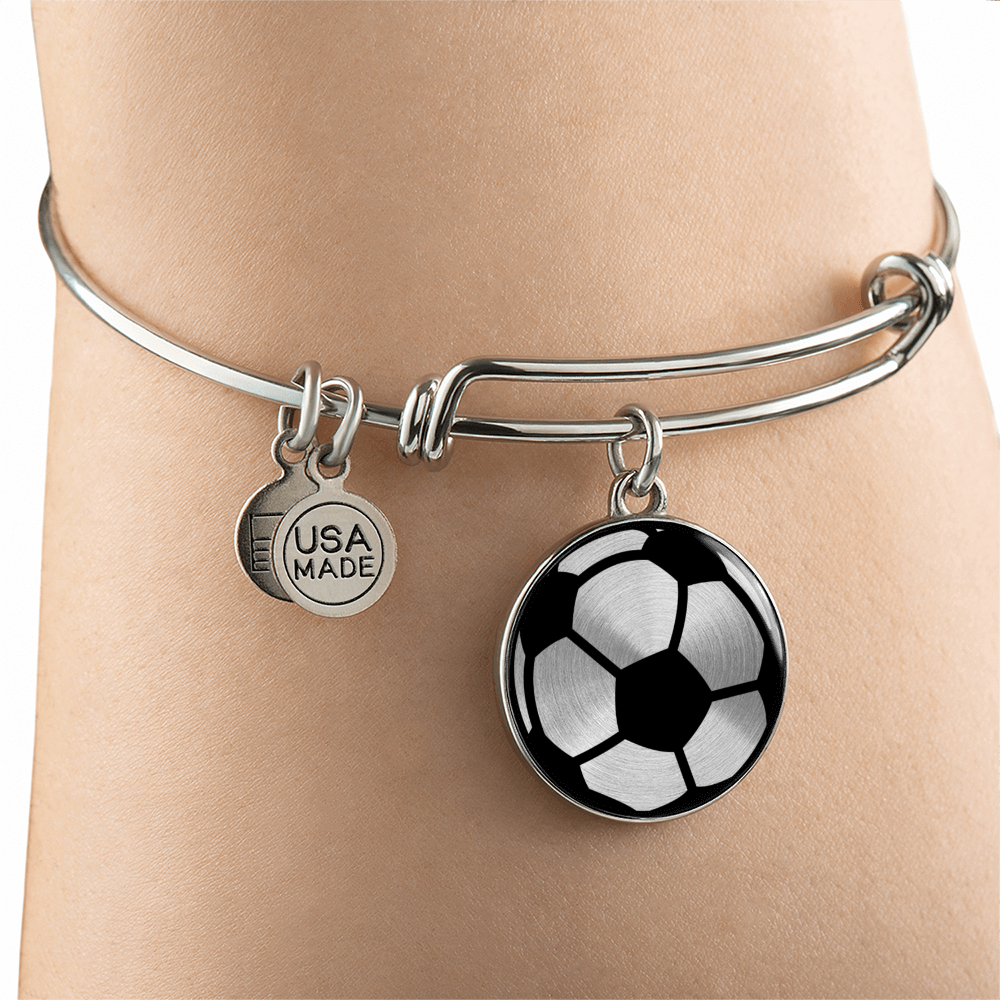 Soccer Ball Bracelet