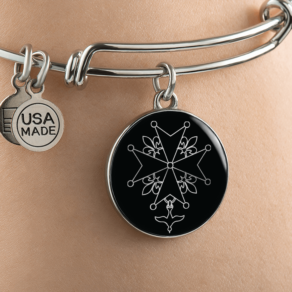 Huguenot cross Bracelet