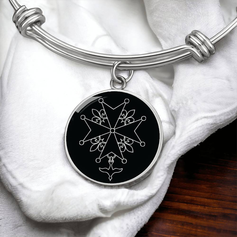 Huguenot cross Bracelet