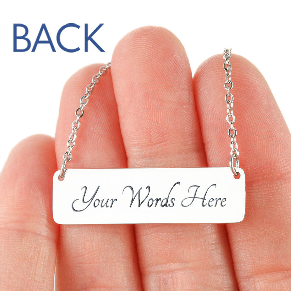 Panther Horizontal Bar Necklace