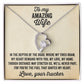 Heart Necklace - Gift from truck driver to his amazing wife