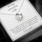 To my amazing wife Heart Necklace