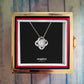 Rotating Rose and Necklace Set