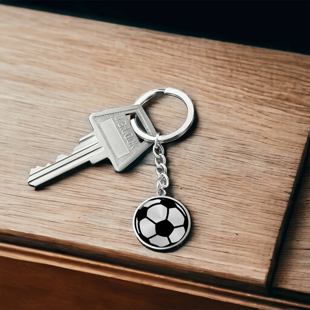 Soccer Ball Keychain