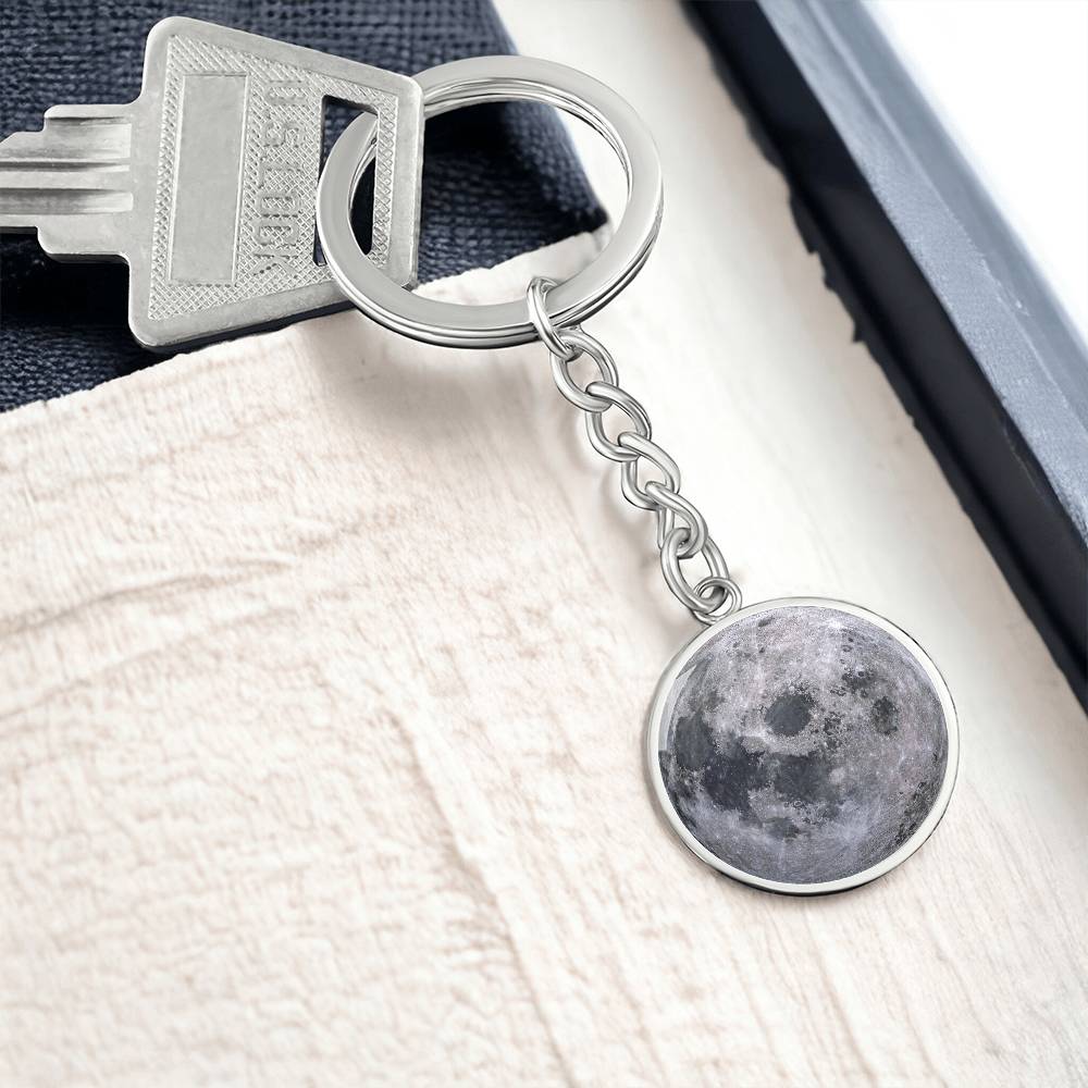 Full Moon Keychain