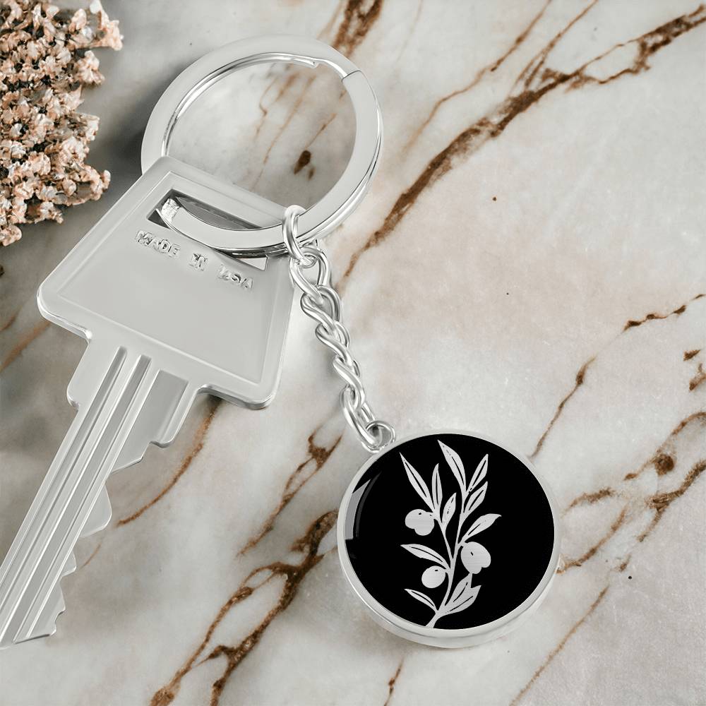 Olive branch Keychain