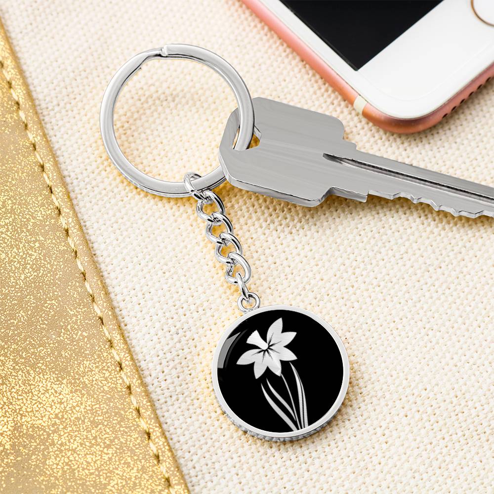 Daffodil Keychain