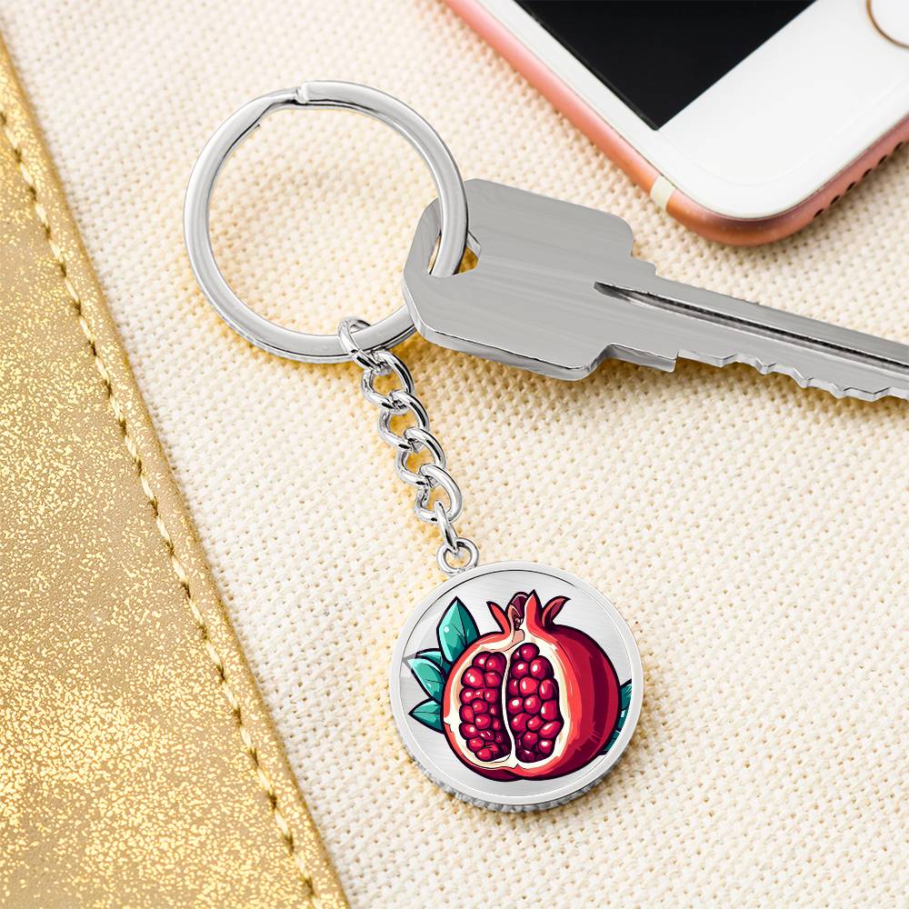 Pomegranate Keychain