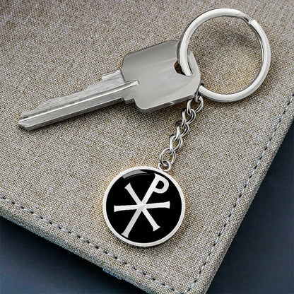 Chi rho Keychain