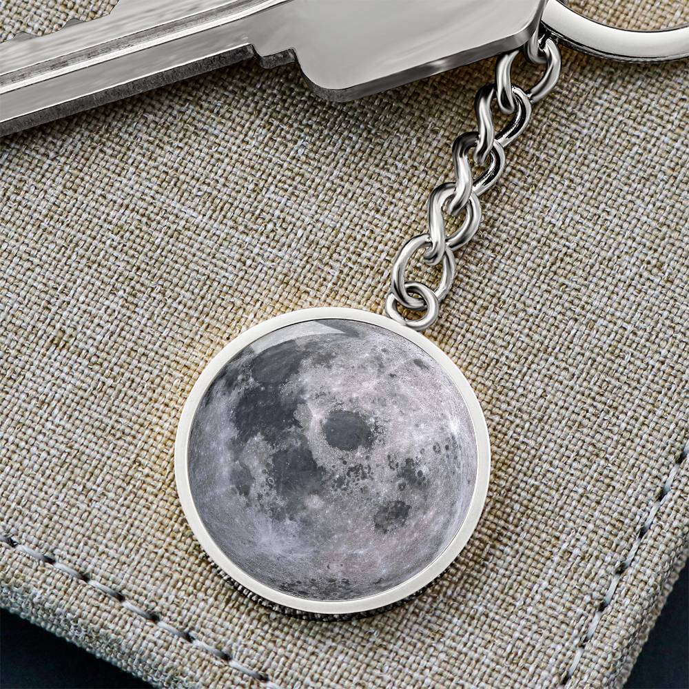 Full Moon Keychain