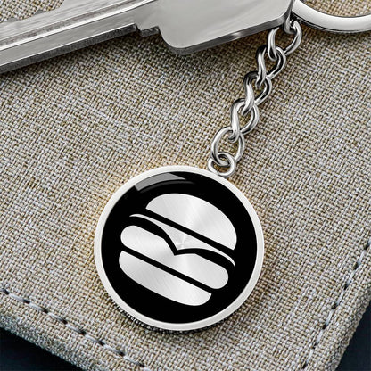 Burger Keychain