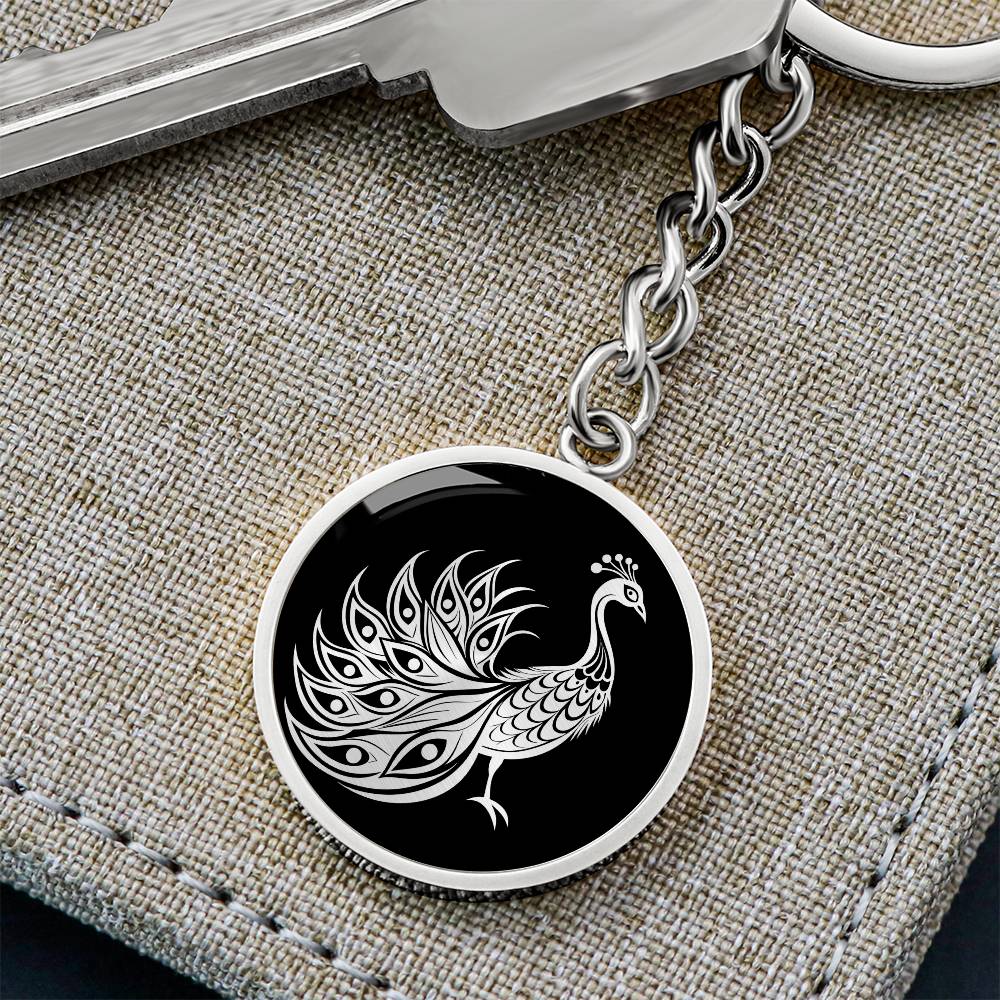 Peacock Keychain