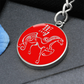 Year of the Fire Horse Keychain