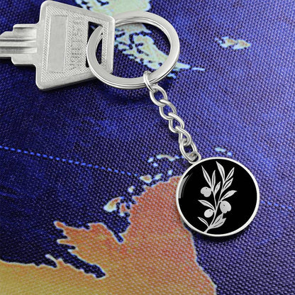 Olive branch Keychain