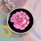 Peony Keychain