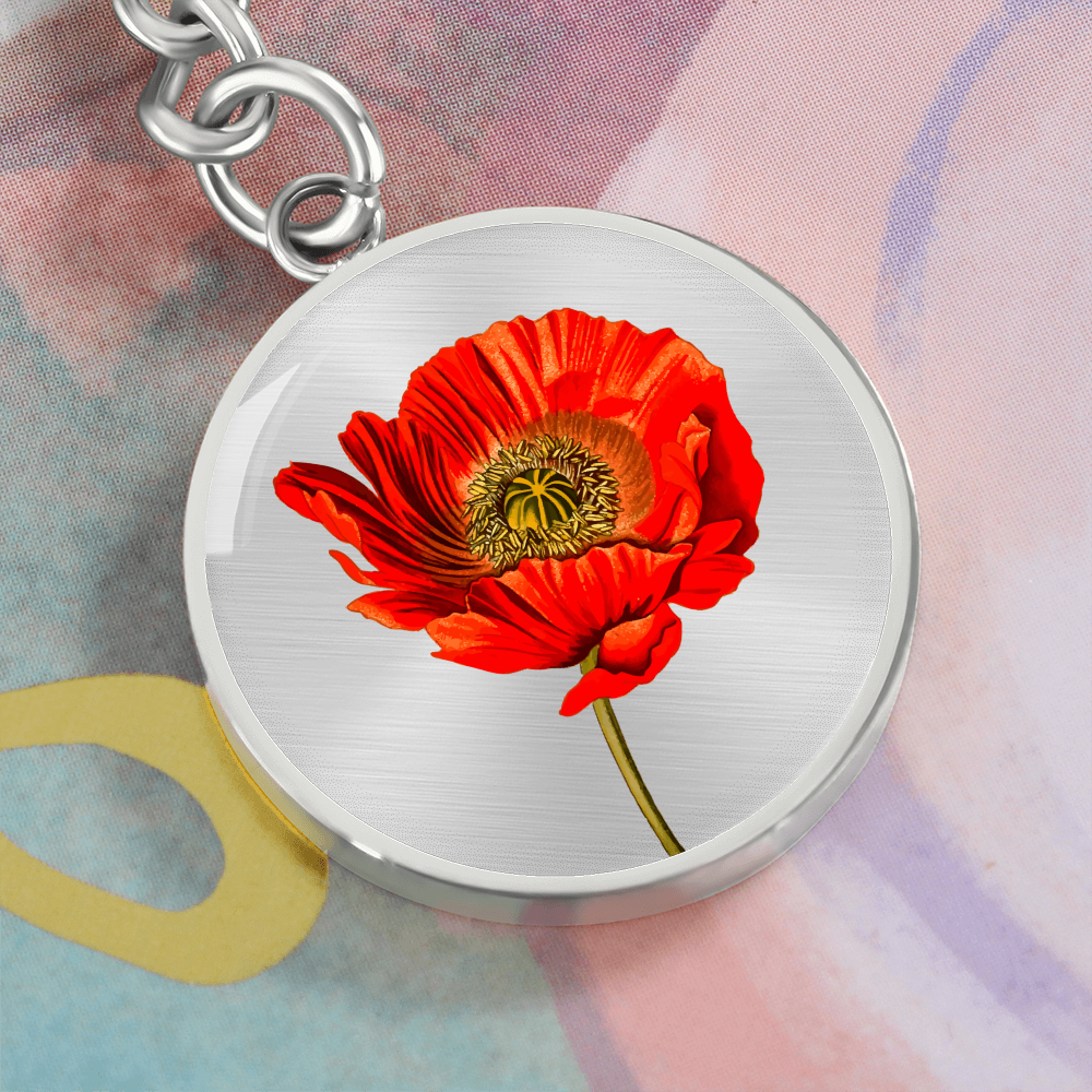 Poppy Keychain