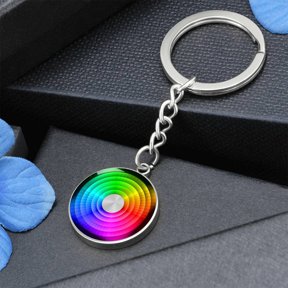 Key Chain Color Color wheel Keychain – Outglare