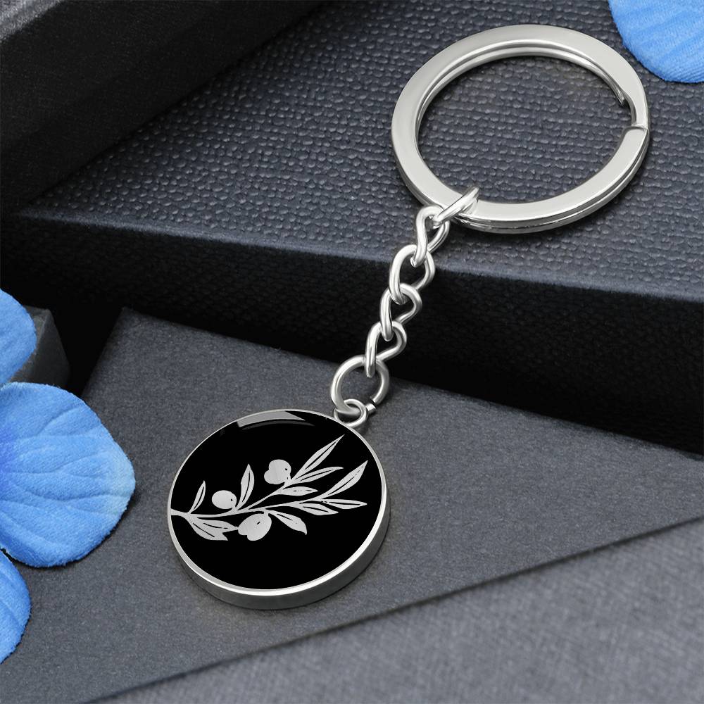 Olive branch Keychain