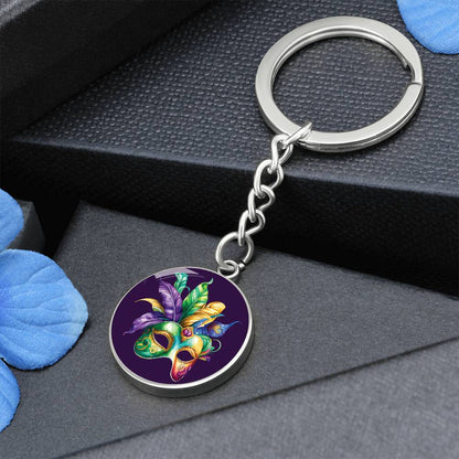 Mardi Gras Keychain