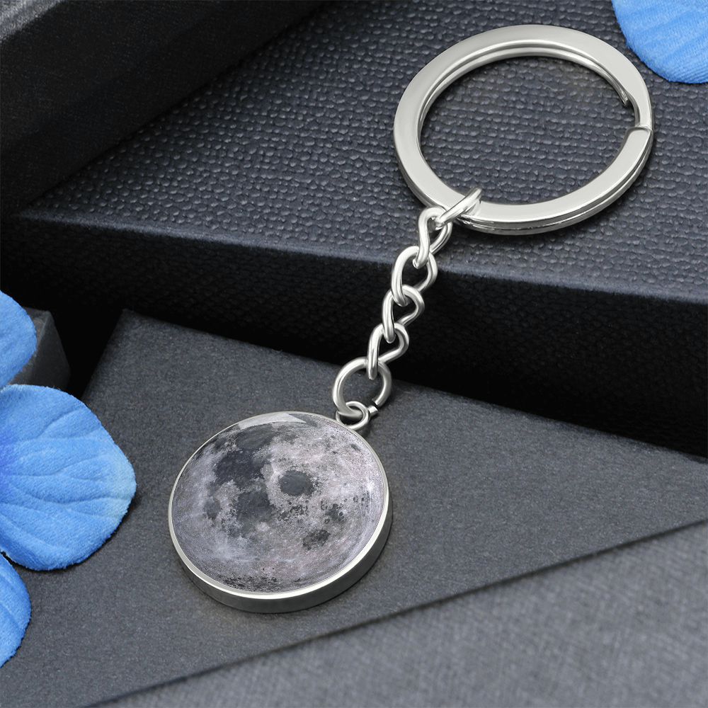 Full Moon Keychain