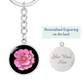 Peony Keychain