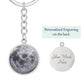 Full Moon Keychain