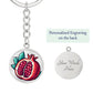 Pomegranate Keychain