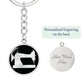 Sewing machine Keychain