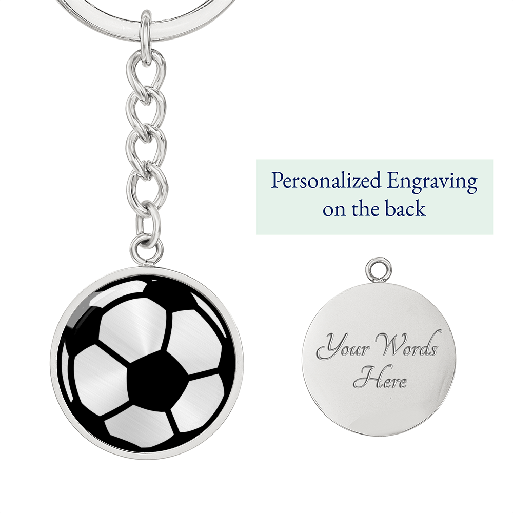 Soccer Ball Keychain