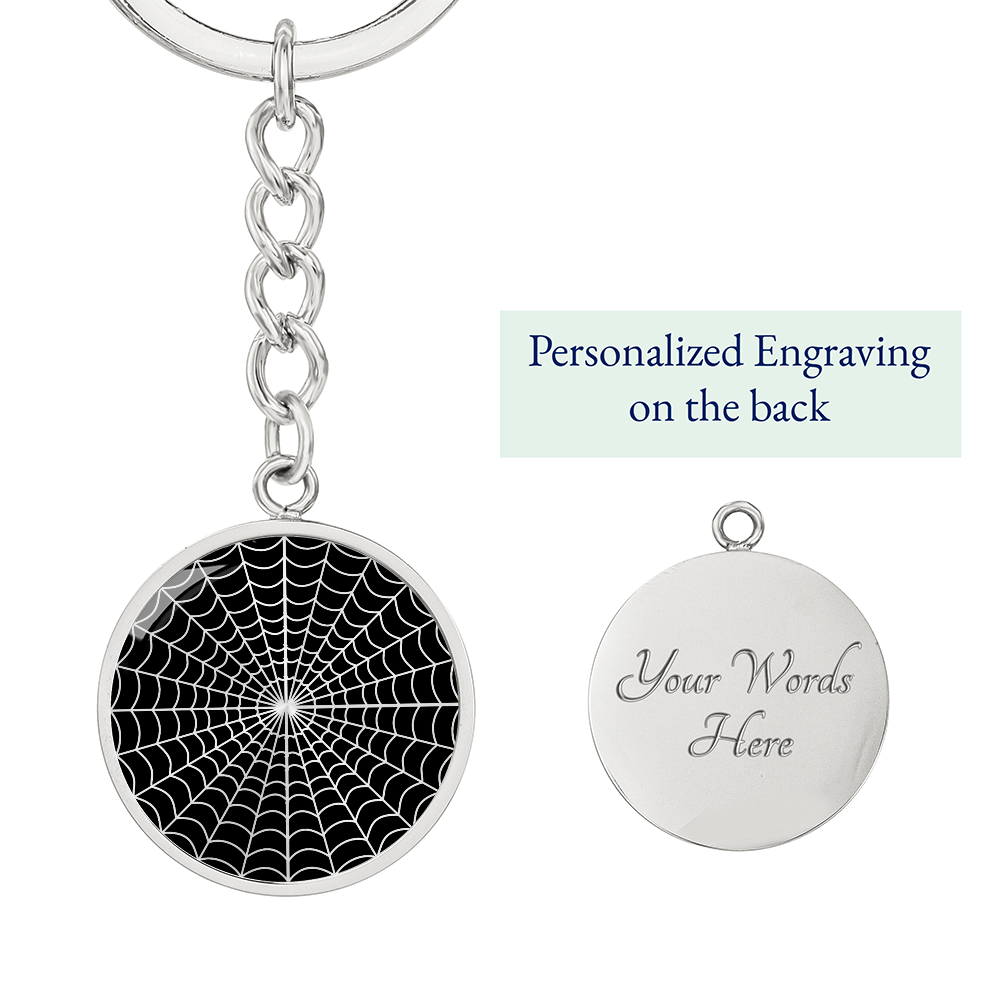 Spider Web Keychain