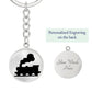 Train Keychain