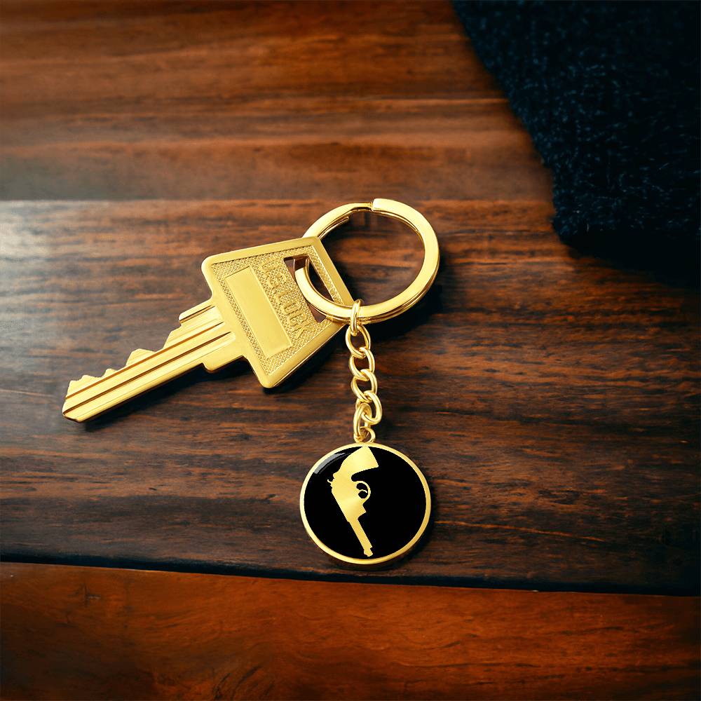 Revolver Keychain