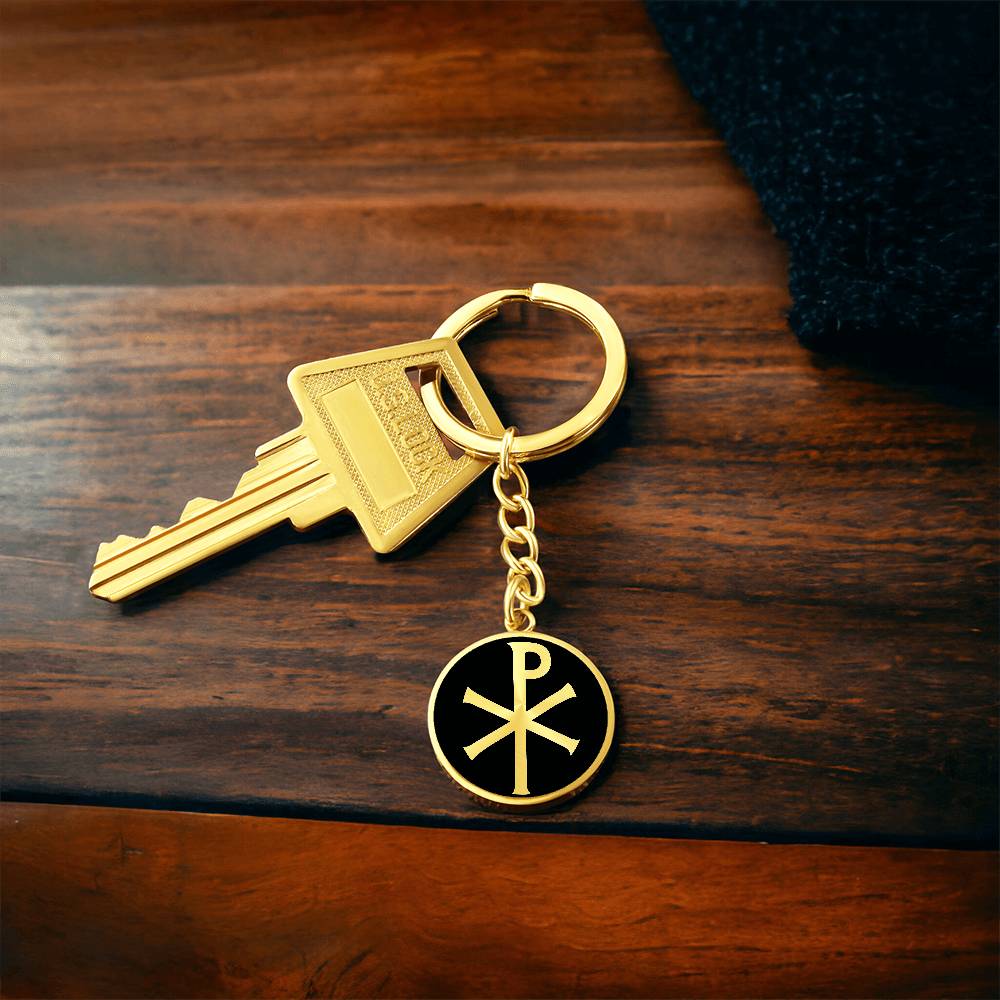 Chi rho Keychain