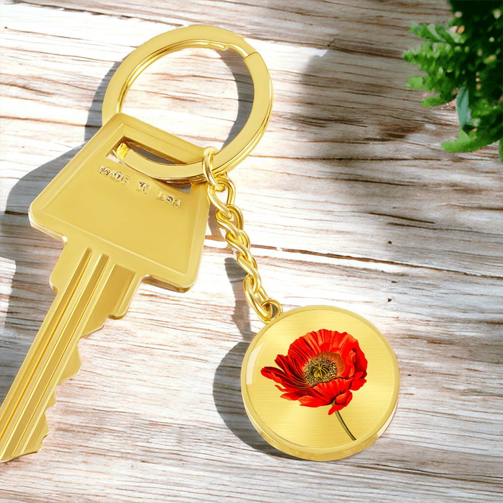 Poppy Keychain