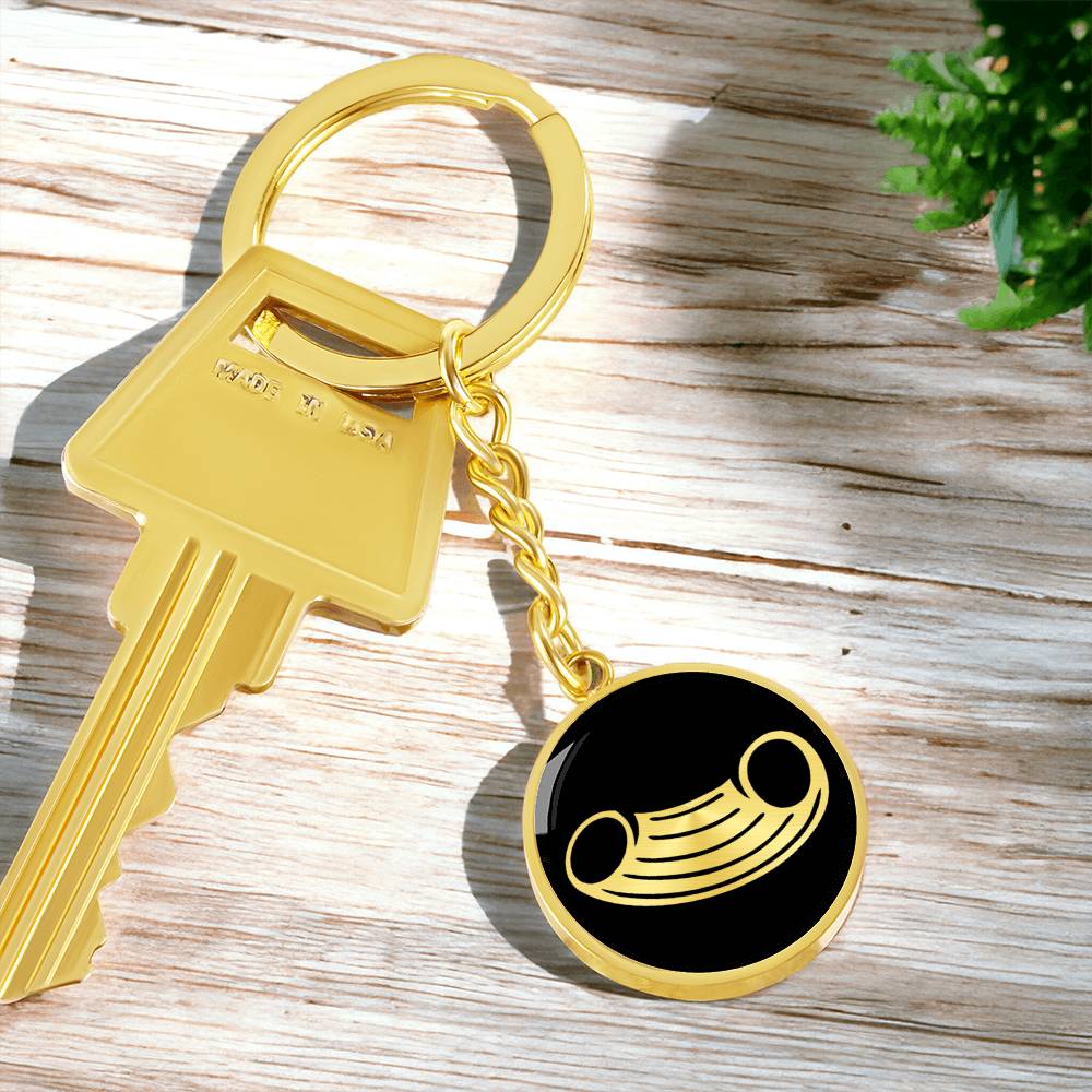 pasta keychain