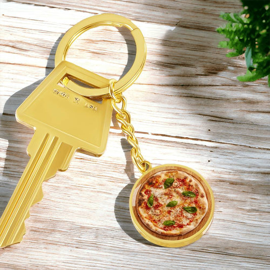 Pizza Keychain