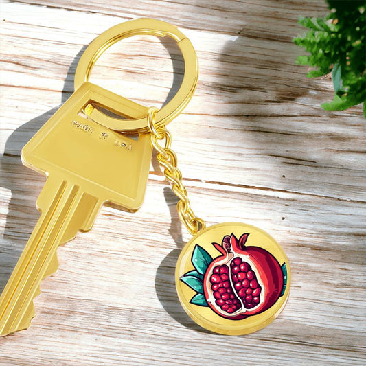 Pomegranate Keychain