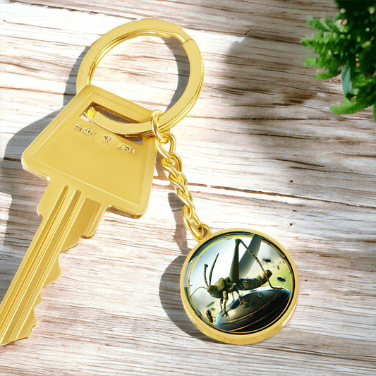 Grasshopper Keychain