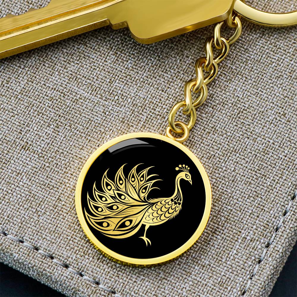 Peacock Keychain