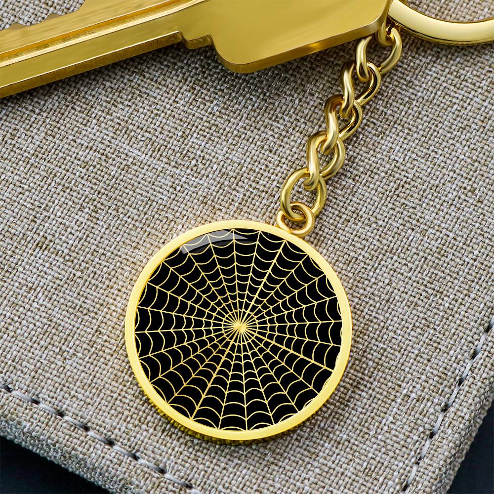 Spider Web Keychain
