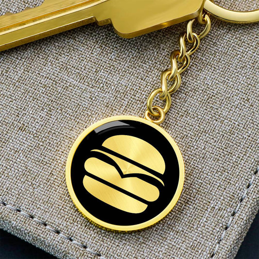 Burger Keychain