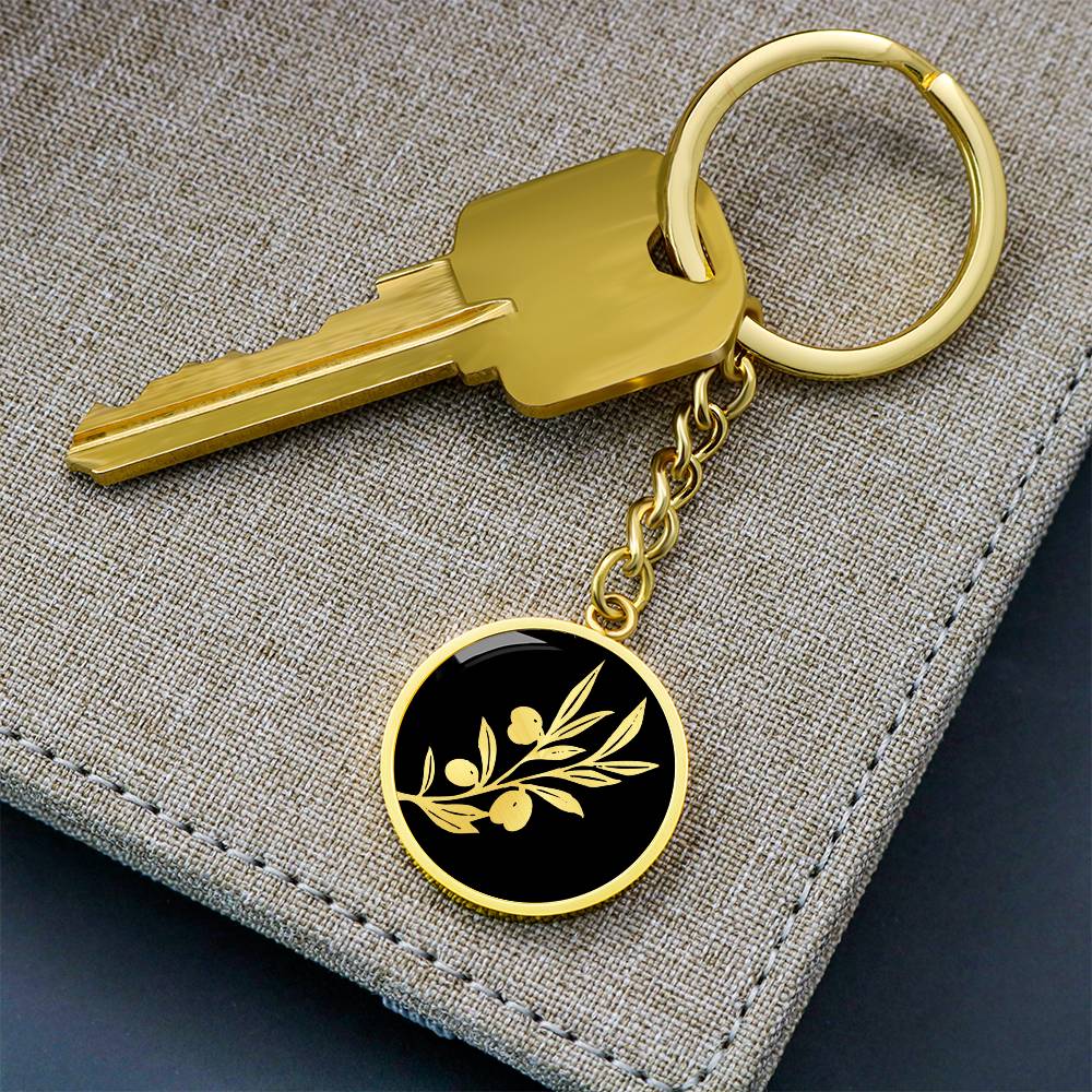 Olive branch Keychain