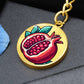 Pomegranate Keychain