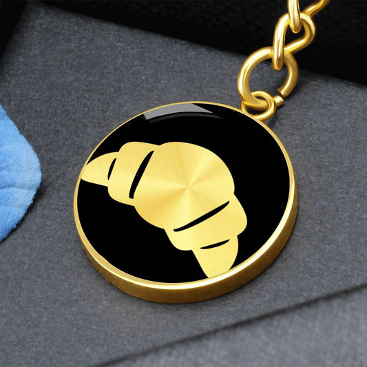 Croissant Keychain