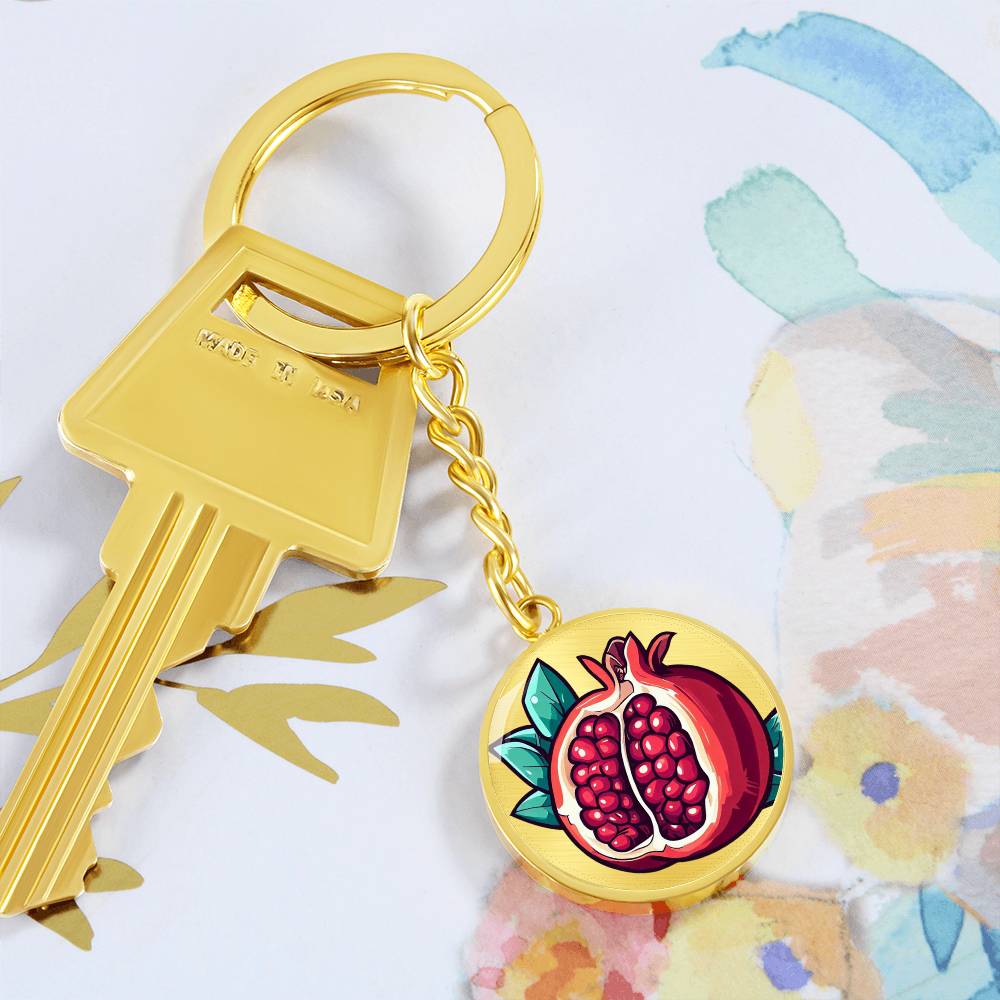 Pomegranate Keychain