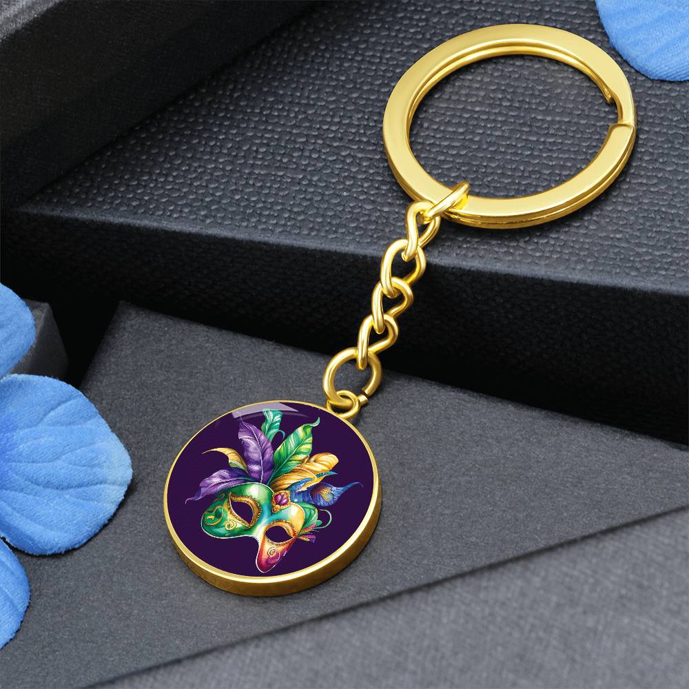 Mardi Gras Keychain