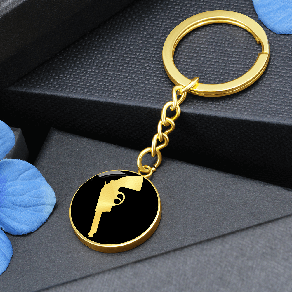 Revolver Keychain