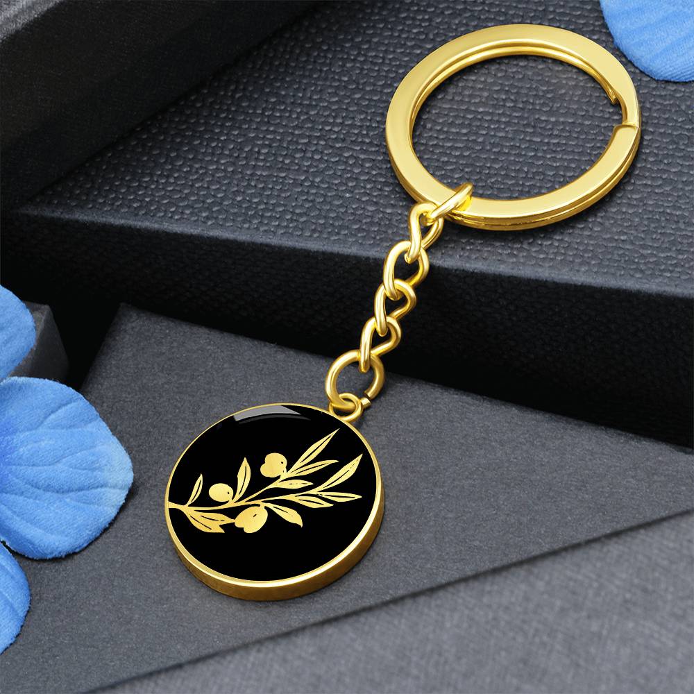 Olive branch Keychain