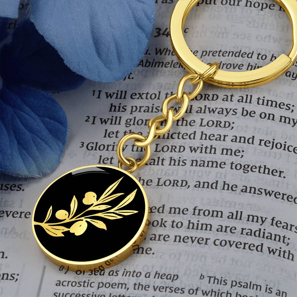 Olive branch Keychain