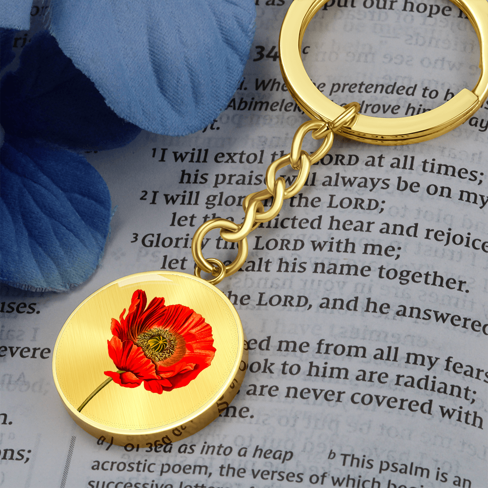 Poppy Keychain